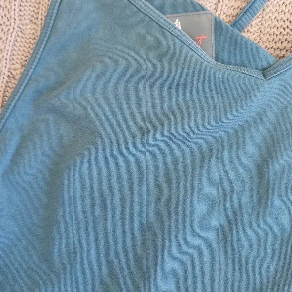 Free People Hot Shot Onesie Skyline Blue Medium - Picture 4 of 7